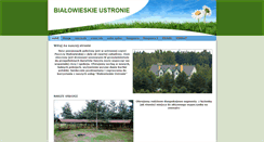 Desktop Screenshot of bialowieskieustronie.com
